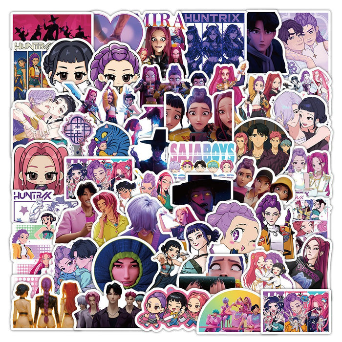 Wholesale 50 pieces  KPOP stickers graffiti