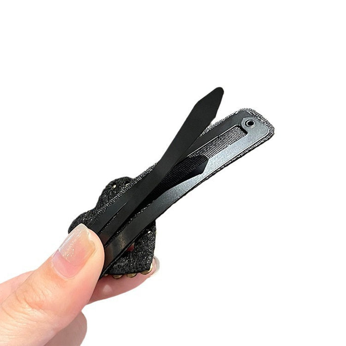 Wholesale Flocking Hairpin Clip Front Side Bangs Advanced Sense Hairpin Headwear