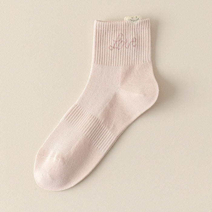 Wholesale New socks with a heart-shaped and sweet middle tube