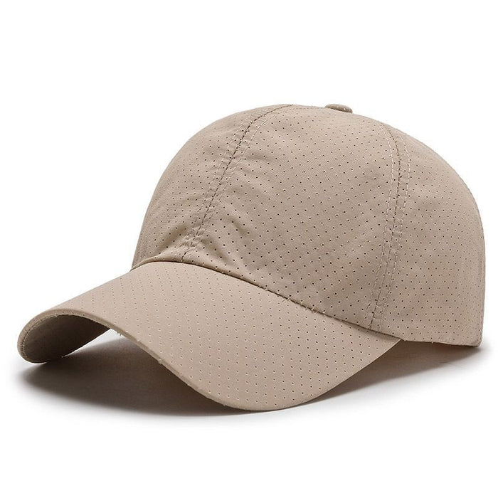 Wholesale Hat hollow baseball cap, sun protection and sunshade cap, breathable duckbill cap