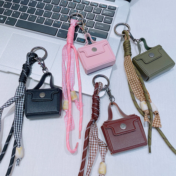 Wholesale Cute leather bag pendant small gift hanging keychain ornaments