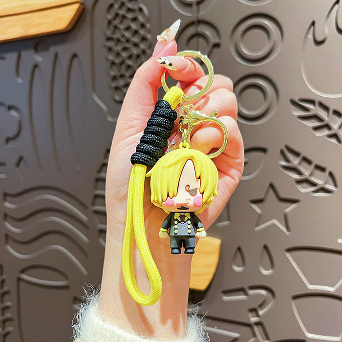 Wholesale Creative keychain, cute cartoon doll pendant, doll machine, small gift