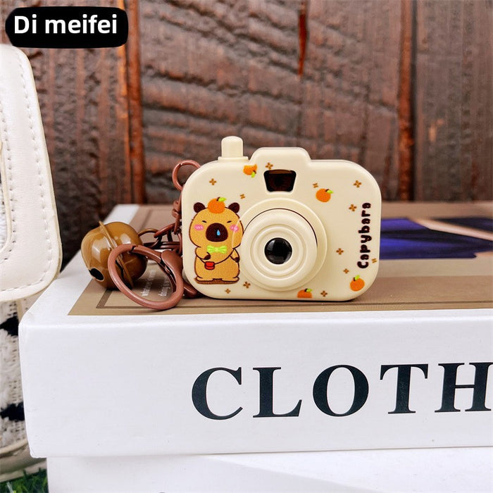 Wholesale Projection camera keychain, children's toy backpack pendant