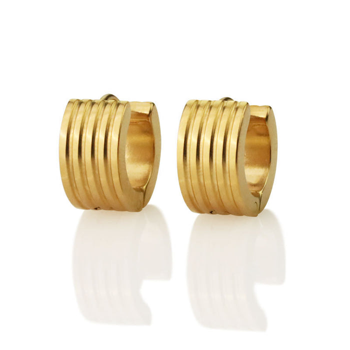 Wholesale electric stripe simple earrings