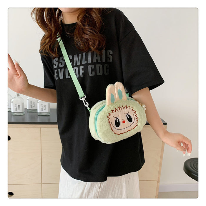 Wholesale Rabbit Doll Stuffed Cartoon Shoulder Bag Girls Gift Crossbody