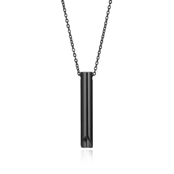 Wholesale Stainless Steel Meditation Mindfulness Breathing Necklace
