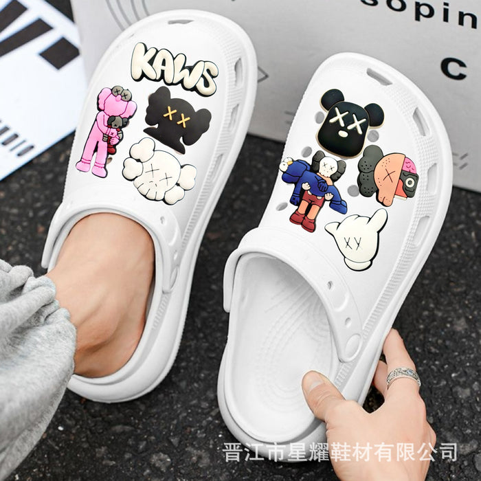 Wholesale Cave shoes, flower shoes, buckles, PVC soft rubber, detachable shoe accessories, buckles, decorative buckles, wholesale in stock