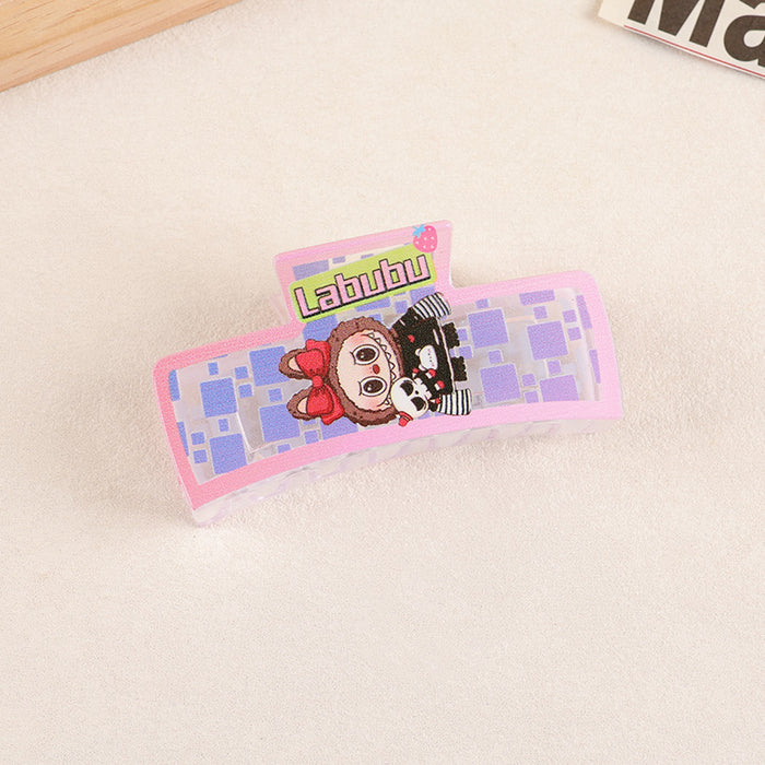 Wholesale Cute Cartoon Print Square Claw Clip
