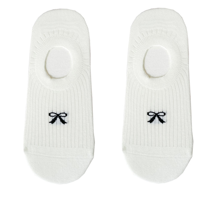 Wholesale Bow socks, boat socks, thin, shallow, invisible socks, anti slip and non falling heel socks, boneless