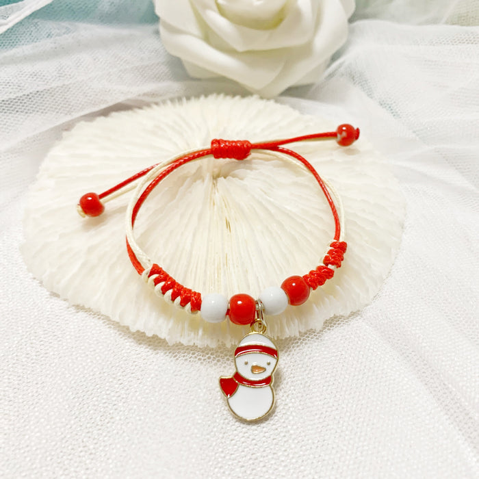 Wholesale Christmas cartoon bracelet  Christmas tree donuts deer a variety of optional manufacturers