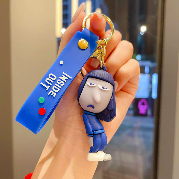 Wholesale Cute keychain car ornament cartoon figurine student backpack