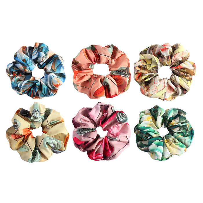 Wholesale Hair Accessories Batch Hair Rings Printed Holiday Style Hair Rings