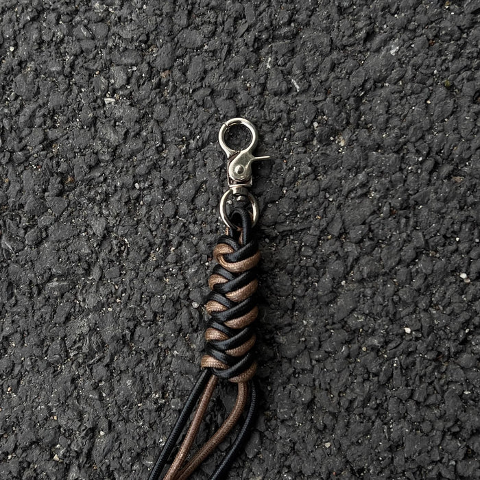 Wholesale Vintage handmade woven rope waist keychain hanging accessories creative dressing bag pendant