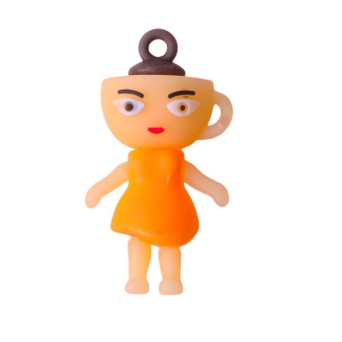 Wholesale Keychain pendant abstract shape school bag pendant