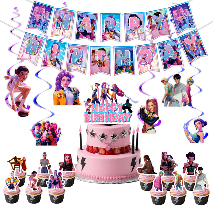 Wholesale Witch Theme Birthday Party Supplies Set Paper Plates,  Tissues,  Tablecloths Decorations