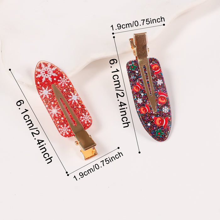 Wholesale Christmas hairpin bangs side hair accessories Hair Clips