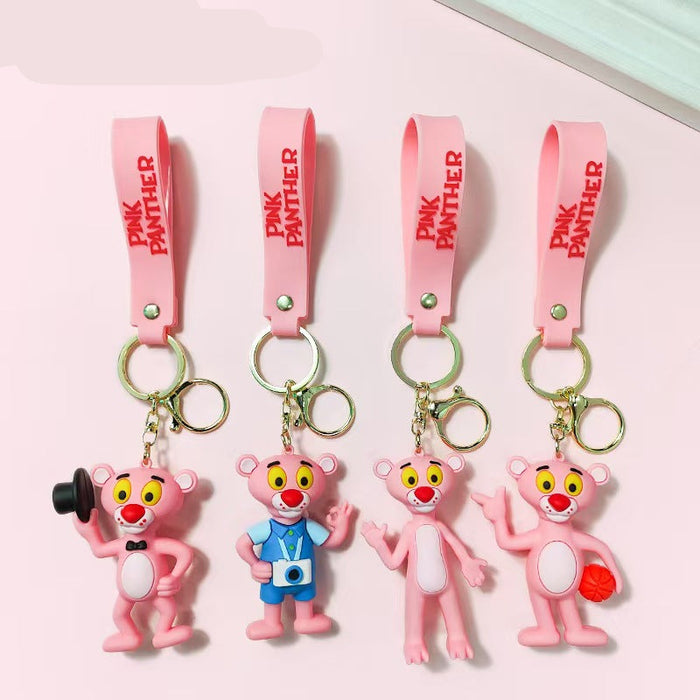Wholesale cartoon Pink doll key chain pendant bag car key chain accessories gift