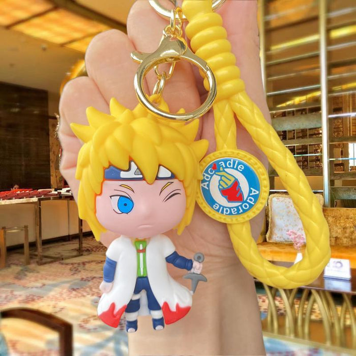 Wholesale Silicone Cartoon Doll Keychain JDC-KC-MingT231