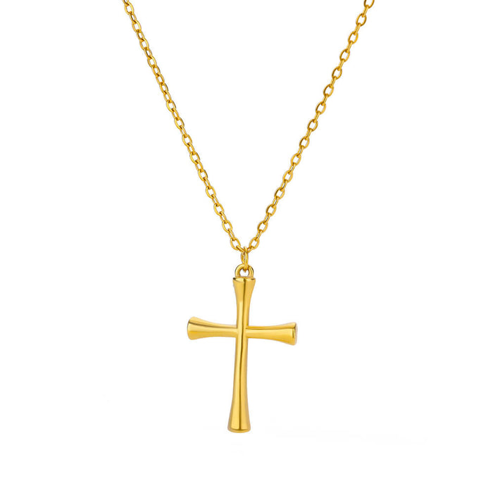 Wholesale stainless steel cross necklace titanium steel pendant jewelry