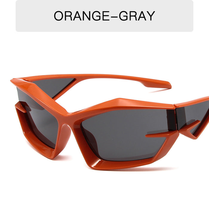 Wholesale Y2K Colorful Special-shaped PC Sunglasses JDC-SG-MaN024