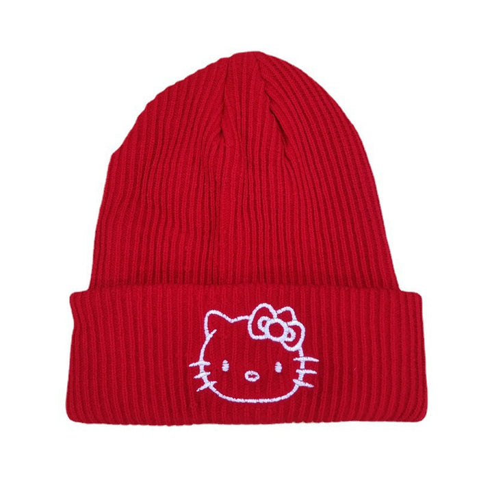 Wholesale Knitted Hat Anime Cartoon Cute Kitten Wool Hat Pullover Cold Hat