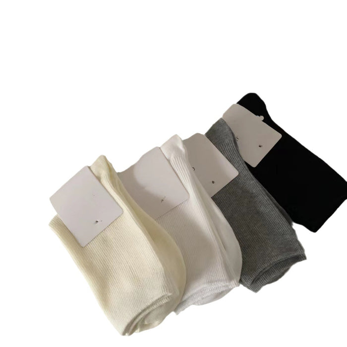Wholesale Durable, minimalist, pile up mid length socks