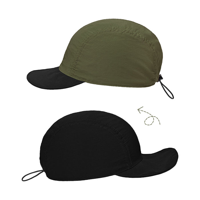 Wholesale Double sided usable hat, outdoor lightweight quick drying duckbill hat, sun protection sun hat, sun baseball hat