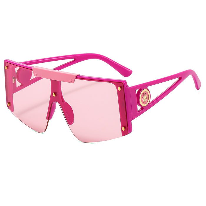 Wholesale Fashionable half frame personalized sunglasses trend