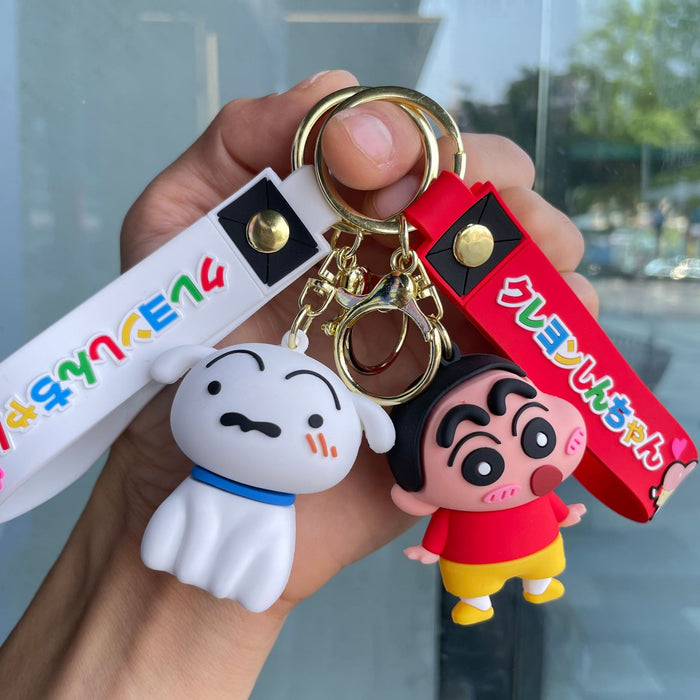 Wholesale Keychain cartoon doll cute backpack pendant doll machine small gift car keychain wholesale