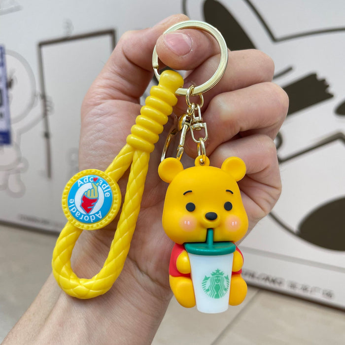 Wholesale Keychain Cartoon Doll Couple Bag Pendant Car Keychain Cute Small Gift Wholesale