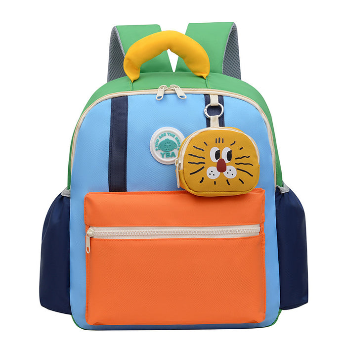 Wholesale Medium and Large small size Kindergarten Backpack Nylon Lightweight Schoolbag Boys' Universal Bag Clove Style Children's Bag
