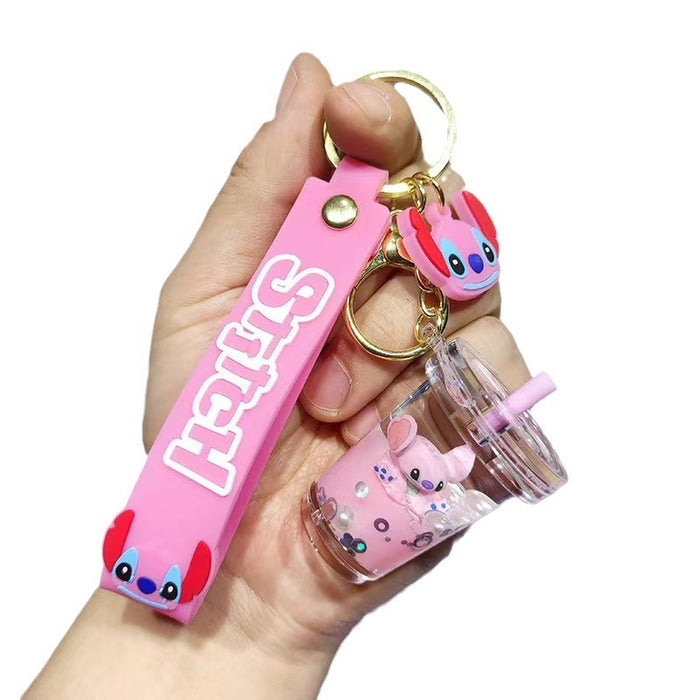 Wholesale Milk Tea Cup Keychain Pendant Cute Couple JDC-KC-ZT003