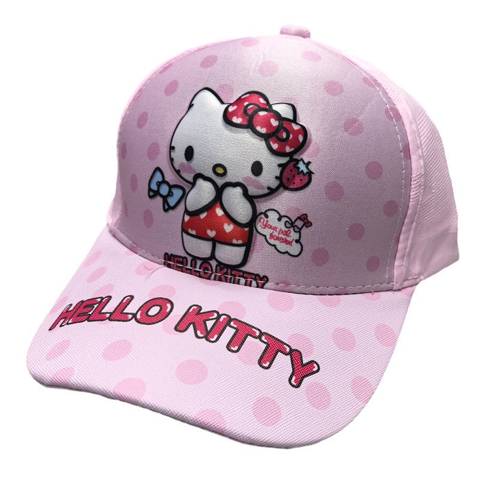 Wholesale 3D printed children's baseball cap, anime cartoon mesh cap, sun hat