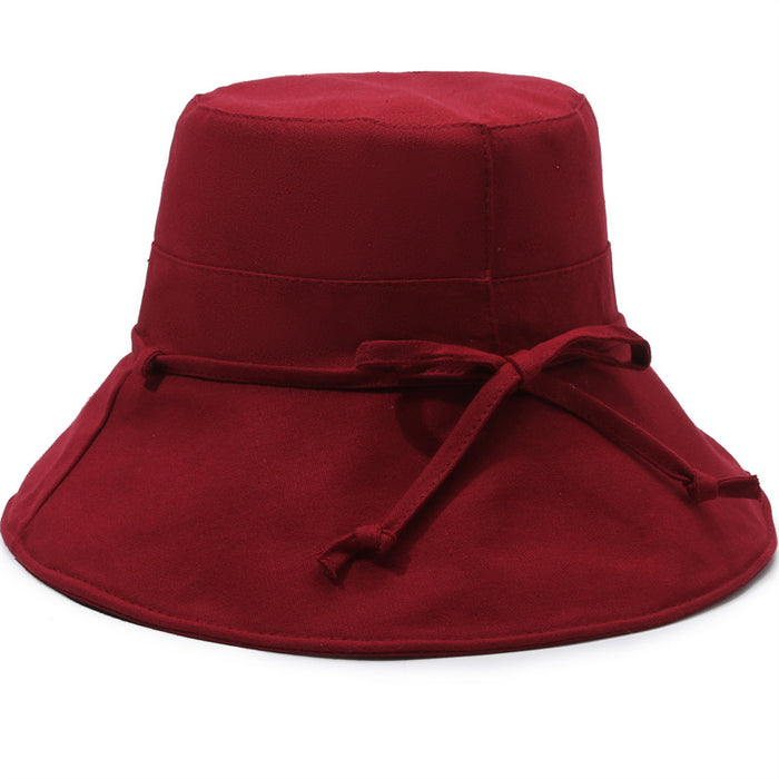 Wholesale Solid Color Casual Bucket Hat Foldable Cloth Hat JDC-FH-DG011