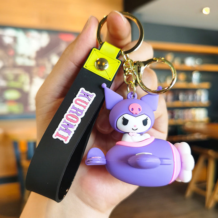 Wholesale Cartoon Doll Silicone Keychain JDC-KC-Tingm238