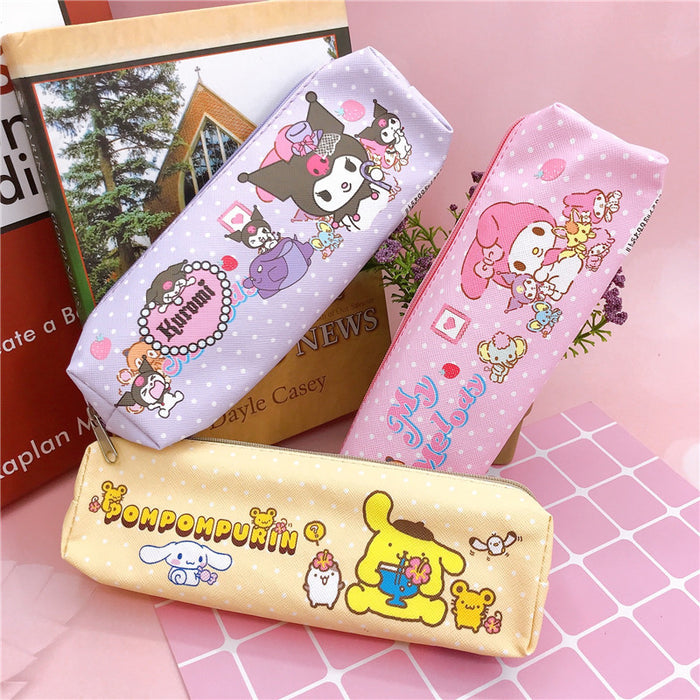 Wholesale Large Capacity PU Cute Cartoon Small Pencil Case JDC-PB-YaLL001