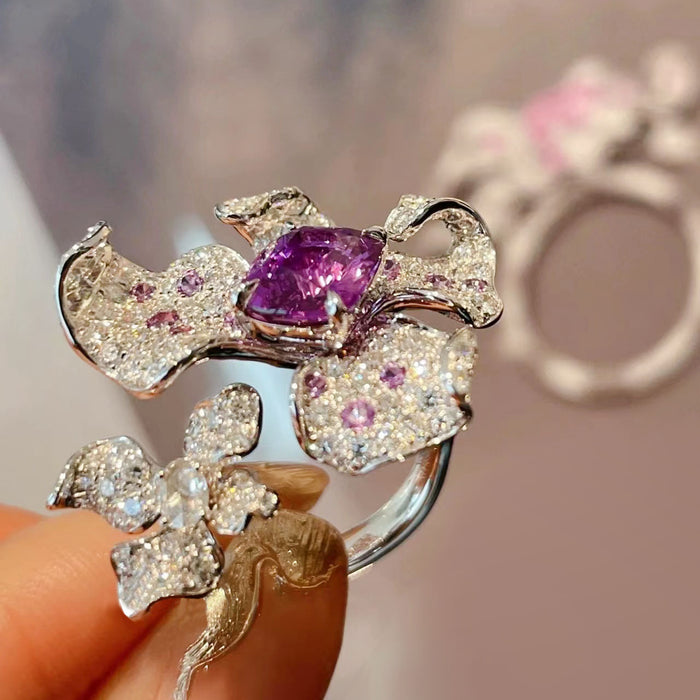 Wholesale Ring, women's mouth, light luxury, high-end sense, niche design, elegant temperament, versatile
