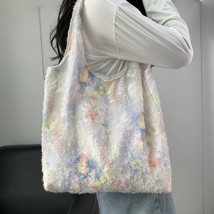 Wholesale Artistic ink painting canvas bag shoulder bag handbag vest bag