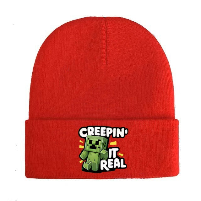 Wholesale Cartoon knitted hats,  wool hats and matching parent child warm hats