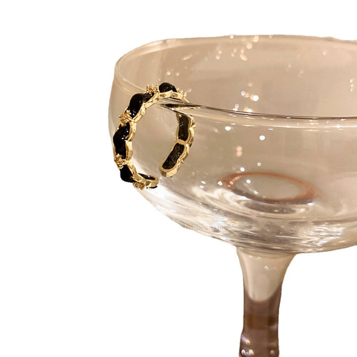 Wholesale Pearl Zircon Open Ring Women's Finger Ring Fashion Personalized Ring