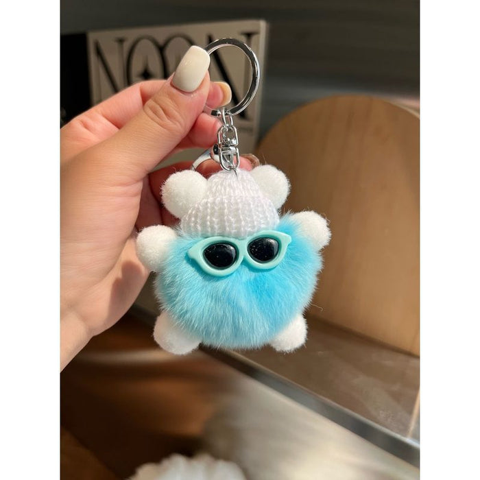 Wholesale Cute little coal ball bag pendant backpack doll hanging decoration cartoon doll