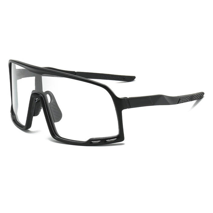 Wholesale New Fashionable Cycling Glasses Outdoor Sports Glasses Integrated Large Frame Sunglasses Colorful Reflective Mercury Sunglasses