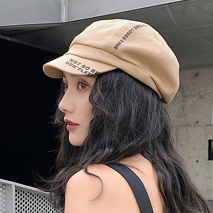 Wholesale Hat Beret Versatile Fashion Octagonal Hat Literary Newspaper Children's Hat Casual Painter Hat