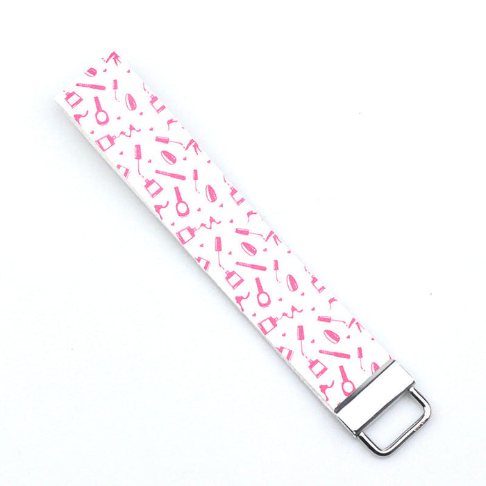 Wholesale Keychains PU Leather Extended Wrist Pattern Anti-lost JDC-KC-ChaoH088