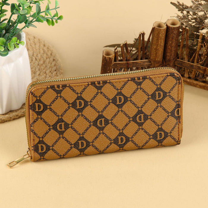 Wholesale Urban Casual PU Leather Long Wallet with Card Slots and Phone Pocket MOQ≥3