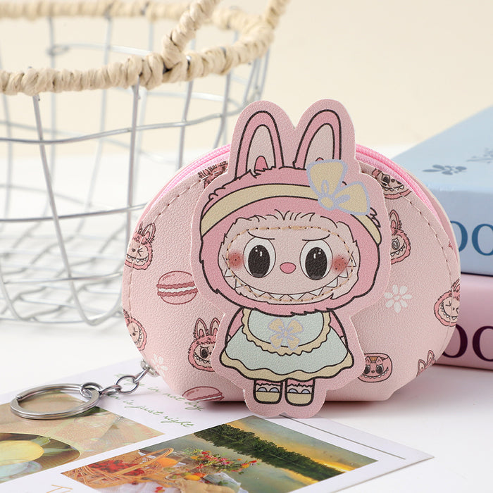 Wholesale New Cute and Fashionable Baby Wallet Keychain Cartoon Doll Keybag Earphone Storage Bag