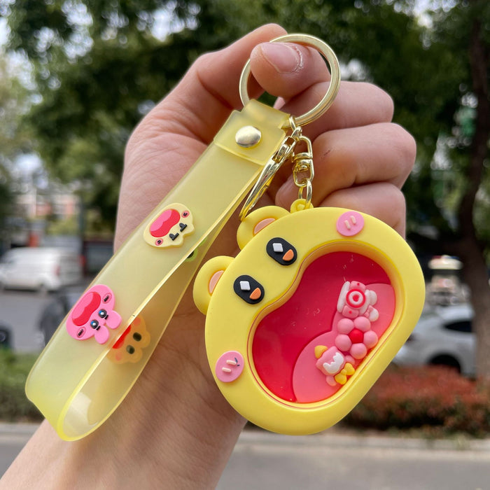 Wholesale Creative Big-Mouth Small Animal Maze Keychain