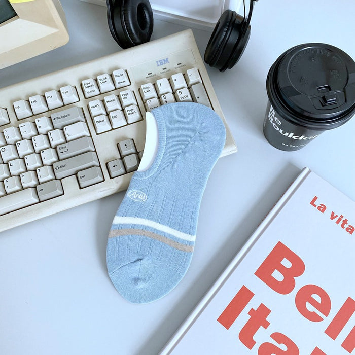 Wholesale Leisure silicone anti slip invisible socks