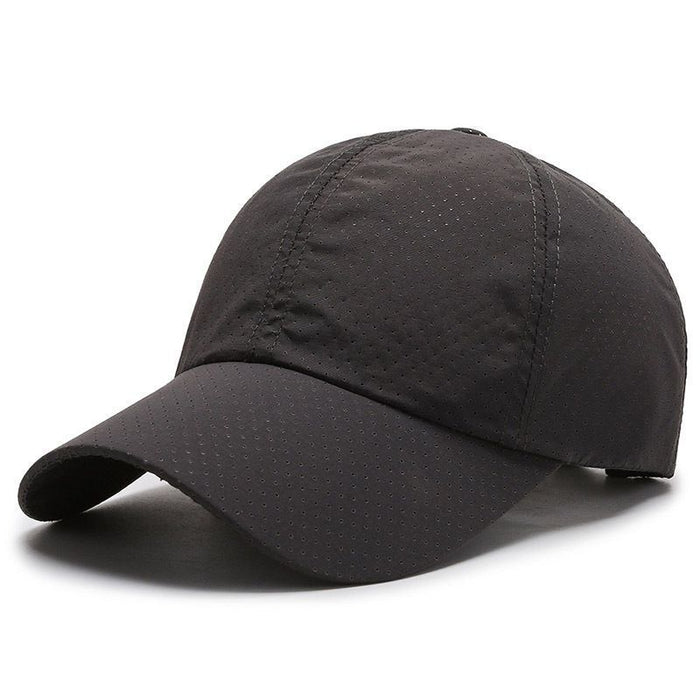 Wholesale Hat hollow baseball cap, sun protection and sunshade cap, breathable duckbill cap