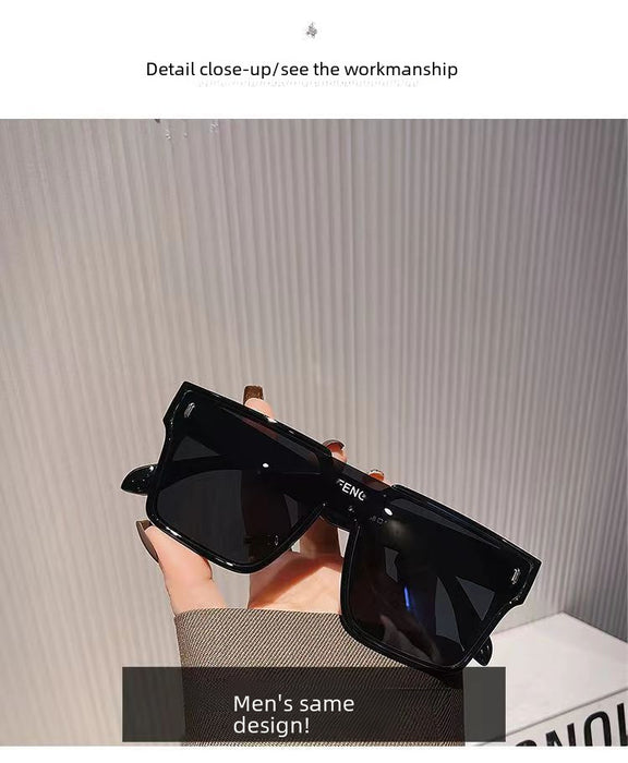 Wholesale Sunglasses for men and women, large frame sunglasses, UV resistant, fashionable and trendy glasses